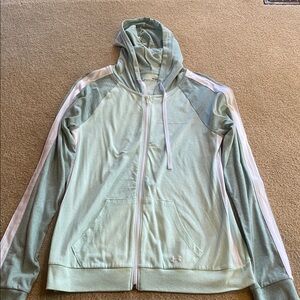 Under Armour Light Green Zip-Up Jacket